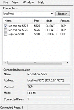 出力コネクタへの GeoEvent Logger 接続