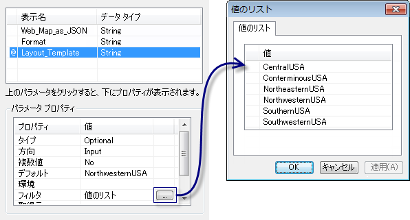 Layout_Template パラメーター